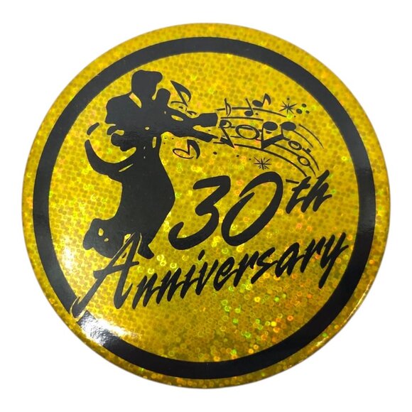 Elvis Presley 30th Anniversary Pinback Vintage Button Badge Memorabilia Souvenir - Picture 1 of 7